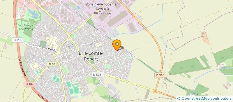 localisation de l'entreprise MADAME JANELLE BURNEL  BRIE-COMTE-ROBERT