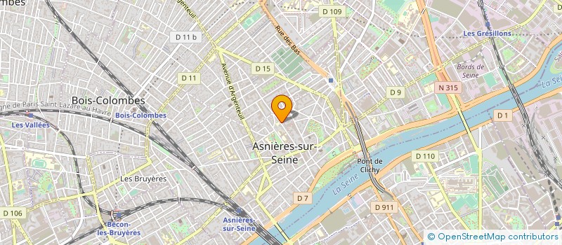 localisation de l'entreprise MADAME JANELLE MENTESANA à ASNIERES-SUR-SEINE