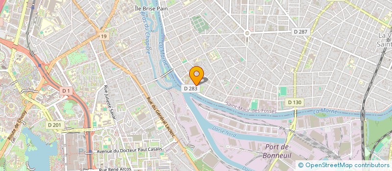 localisation de l'entreprise MADAME JANELLE POUSSOU  SAINT-MAUR-DES-FOSSES