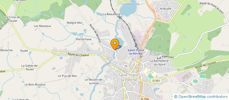 localisation de l'entreprise MADAME JANET ANN SCANDRETT  SAINT-YRIEIX-LA-PERCHE