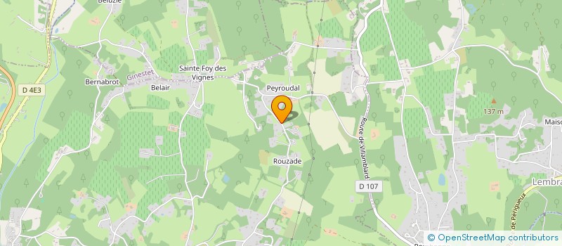 localisation de l'entreprise MADAME JANET BELL à BERGERAC