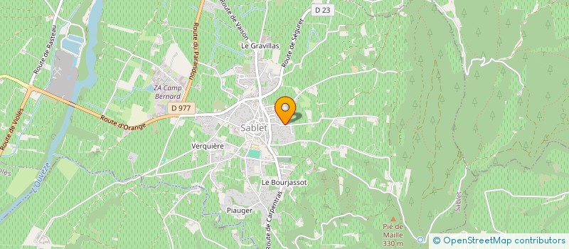 localisation de l'entreprise MADAME JANET HENDERSON  SABLET