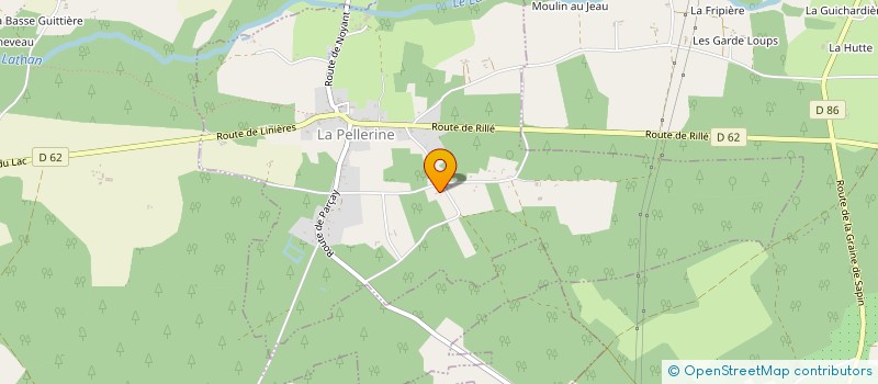 localisation de l'entreprise MADAME JANET LADKIN  LA PELLERINE