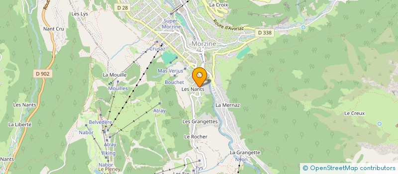 localisation de l'entreprise MADAME JANET PATTINSON à MORZINE