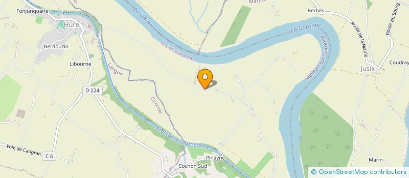 localisation de l'entreprise MADAME JANET SUNNERS  MEILHAN-SUR-GARONNE