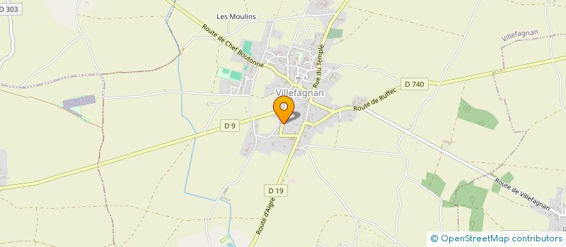 localisation de l'entreprise MADAME JANET TUOHEY  VILLEFAGNAN