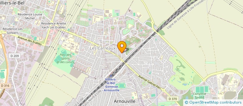 localisation de l'entreprise MADAME JANETE BRITO BORGES  GONESSE