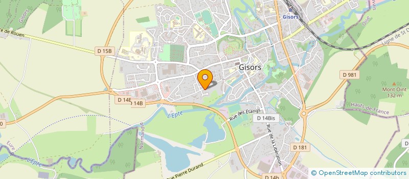 localisation de l'entreprise MADAME JANETE LOURENCO MOREIRA  GISORS