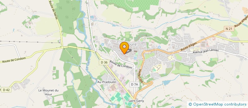 localisation de l'entreprise MADAME JANETTE BROWN  LECTOURE