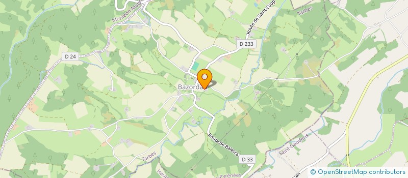 localisation de l'entreprise MADAME JANETTE FAULKNER  BAZORDAN