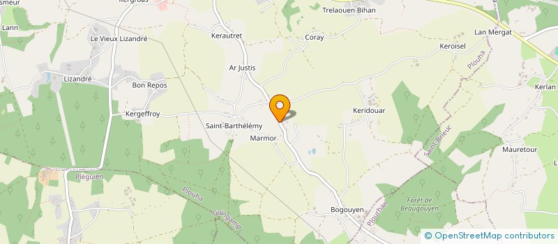 localisation de l'entreprise MADAME JANETTE LE BOETTE  PLOUHA