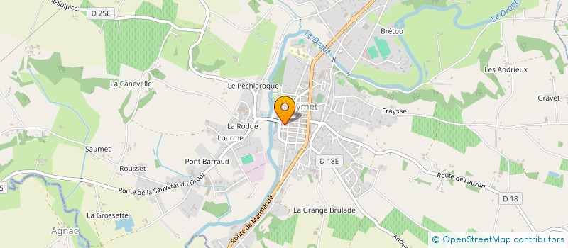 localisation de l'entreprise MADAME JANICE FARMER  EYMET