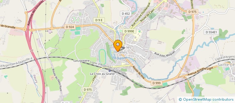 localisation de l'entreprise MADAME JANICK AUBERT à VILLEDIEU-LES-POELES-ROUFFIGNY