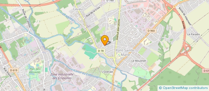 localisation de l'entreprise MADAME JANICK BEAUFILS  PONT-SAINTE-MARIE