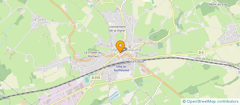 localisation de l'entreprise MADAME JANICK CHANAL  SILLE-LE-GUILLAUME