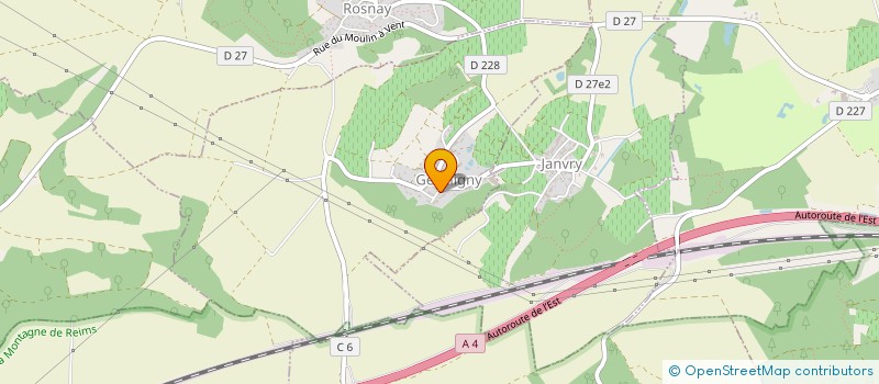 localisation de l'entreprise MADAME JANICK DELOTTERIE  GERMIGNY