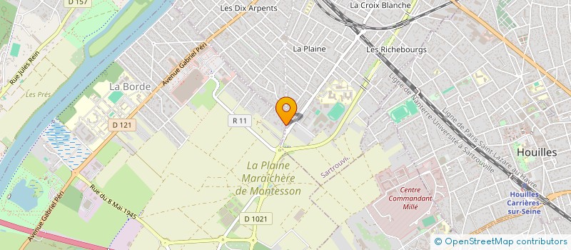 localisation de l'entreprise MADAME JANICK FAVREAU  MONTESSON