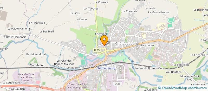 localisation de l'entreprise MADAME JANICK GARAT  CHATEAUBOURG