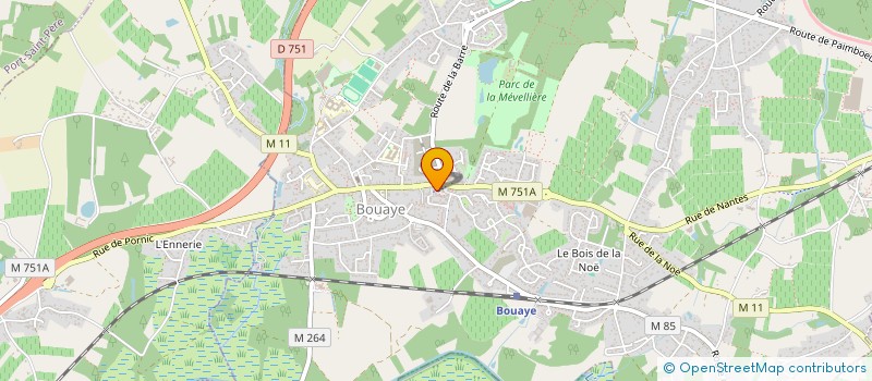 localisation de l'entreprise MADAME JANICK GOUEDREAU à BOUAYE