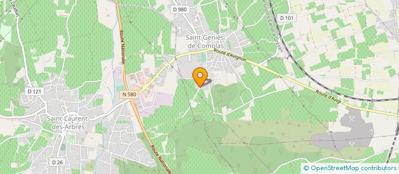 localisation de l'entreprise MADAME JANICK LEDRU  SAINT-GENIES-DE-COMOLAS
