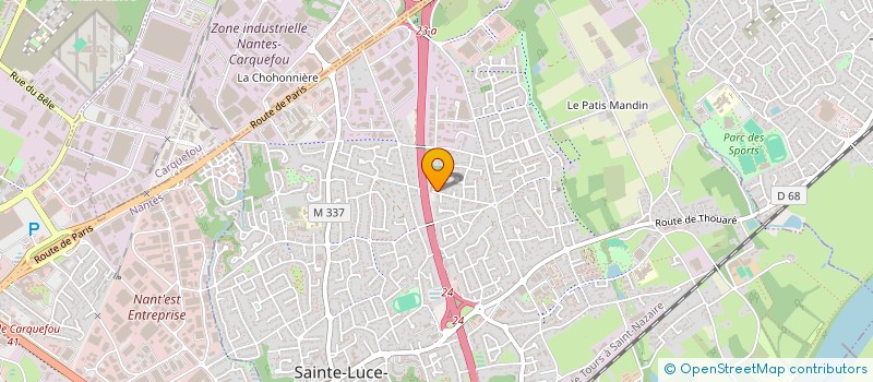 localisation de l'entreprise MADAME JANICK ROFFE  SAINTE-LUCE-SUR-LOIRE