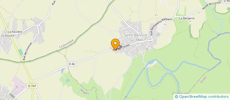 localisation de l'entreprise MADAME JANIE BIHOREL  SAINT-BENOIST-SUR-MER