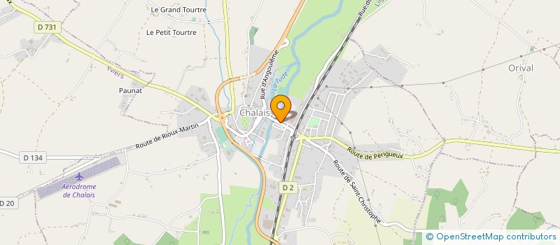 localisation de l'entreprise MADAME JANIE BONIFACE à CHALAIS