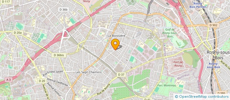 localisation de l'entreprise MADAME JANIE CHACAL à MONTREUIL