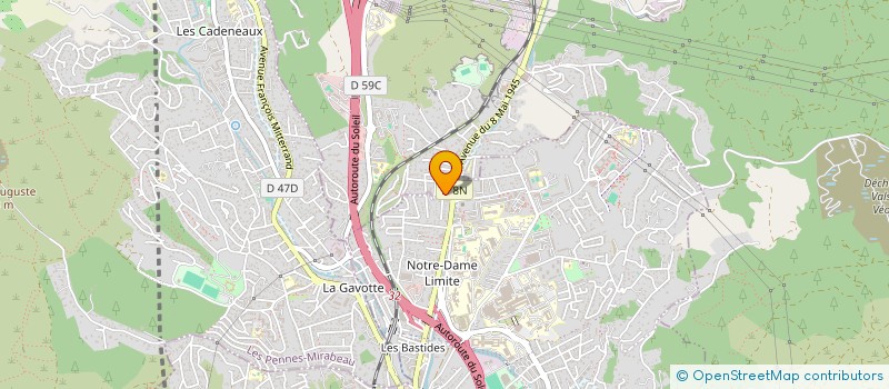 localisation de l'entreprise MADAME JANIE FASANO à SEPTEMES-LES-VALLONS