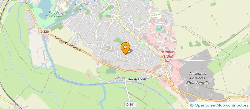 localisation de l'entreprise MADAME JANIE SEGART à VERDUN