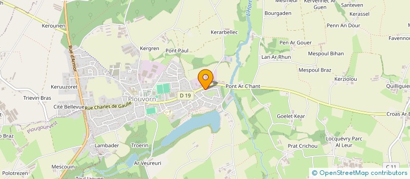 localisation de l'entreprise MADAME JANIG BUREL  PLOUVORN