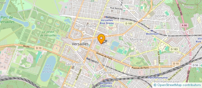 localisation de l'entreprise MADAME JANINA KUREK à VERSAILLES
