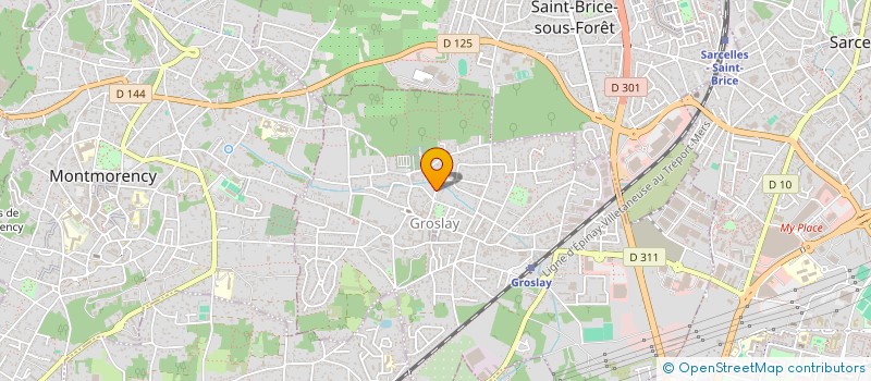 localisation de l'entreprise MADAME JANINE ABATE  GROSLAY