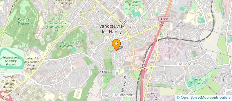localisation de l'entreprise MADAME JANINE ADAM  VANDUVRE-LES-NANCY