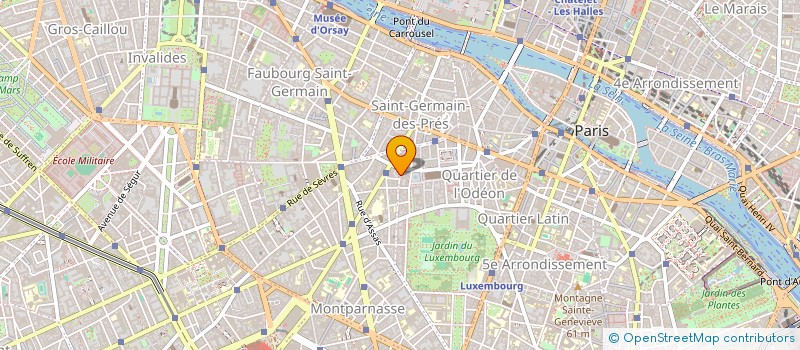 localisation de l'entreprise MADAME JANINE ALAUX-LAFONT  PARIS