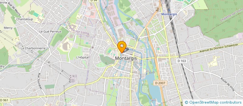 localisation de l'entreprise MADAME JANINE ALBA  MONTARGIS