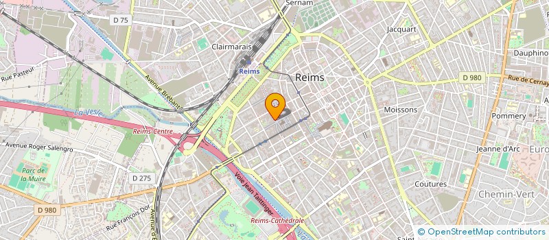 localisation de l'entreprise MADAME JANINE ALBRECH  REIMS