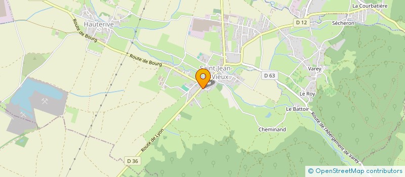 localisation de l'entreprise MADAME JANINE ARPIN  SAINT-JEAN-LE-VIEUX