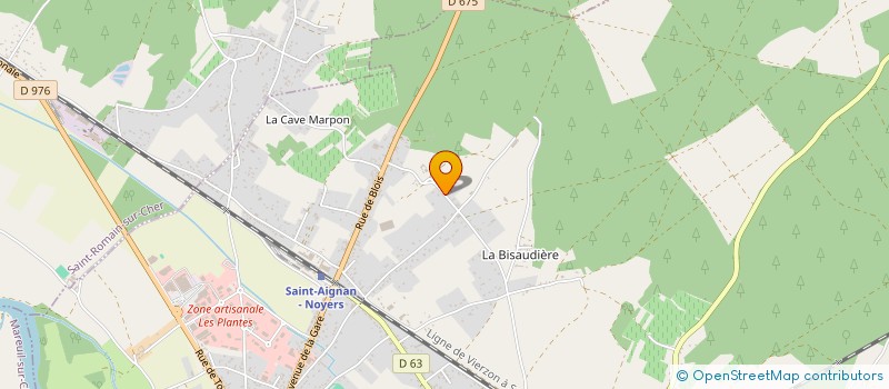 localisation de l'entreprise MADAME JANINE AUBE à NOYERS-SUR-CHER