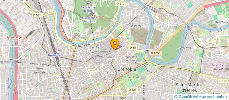 localisation de l'entreprise MADAME JANINE BANNIER  GRENOBLE