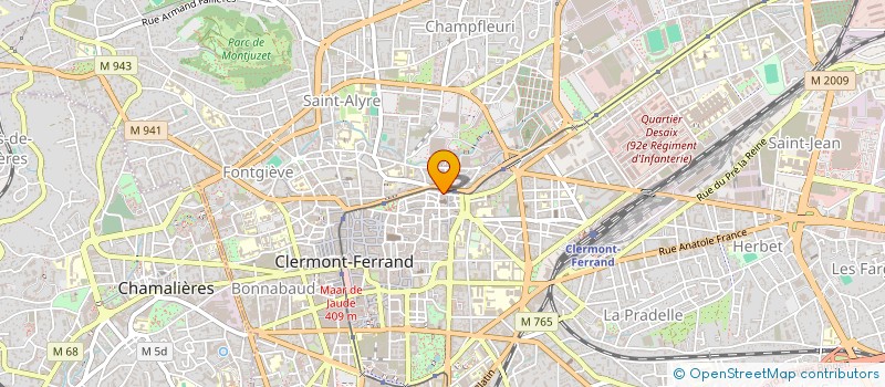 localisation de l'entreprise MADAME JANINE BARDET  CLERMONT-FERRAND