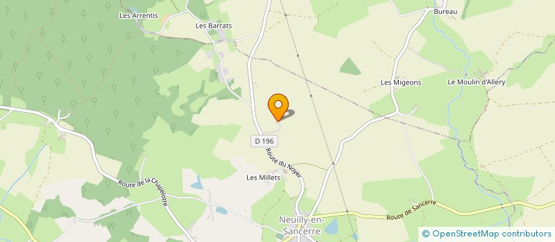 localisation de l'entreprise MADAME JANINE BERTON à LA CHAPELOTTE