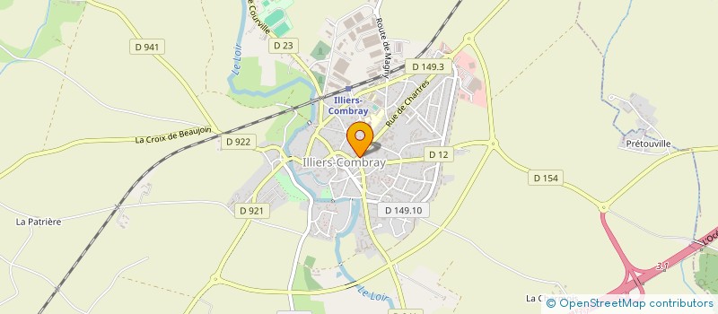 localisation de l'entreprise MADAME JANINE BESLIN à ILLIERS-COMBRAY