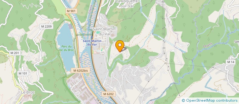 localisation de l'entreprise MADAME JANINE BLANVIN  SAINT-MARTIN-DU-VAR