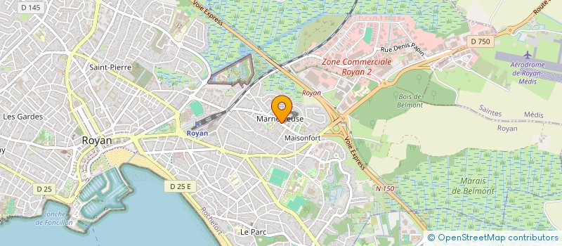 localisation de l'entreprise MADAME JANINE BOUDET  ROYAN