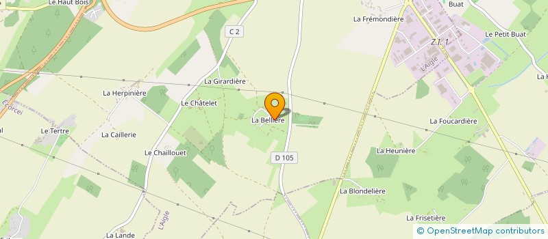 localisation de l'entreprise MADAME JANINE BOURD à L'AIGLE