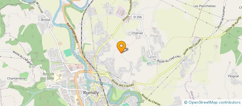 localisation de l'entreprise MADAME JANINE BOUVET  MARCELLAZ-ALBANAIS