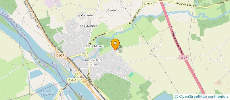 localisation de l'entreprise MADAME JANINE BOUVIER à NEUVY-SUR-LOIRE