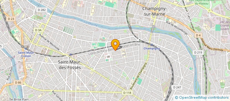 localisation de l'entreprise MADAME JANINE BREUILH à SAINT-MAUR-DES-FOSSES