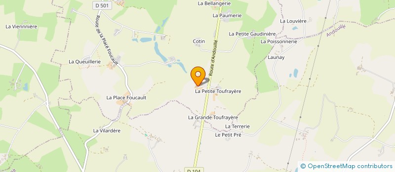 localisation de l'entreprise MADAME JANINE BREUX  LA BIGOTTIERE